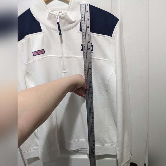Vineyard Vines | Notre Dame Fighting Irish Quarter-Zip Shep Shirt - Picture 9 of 13